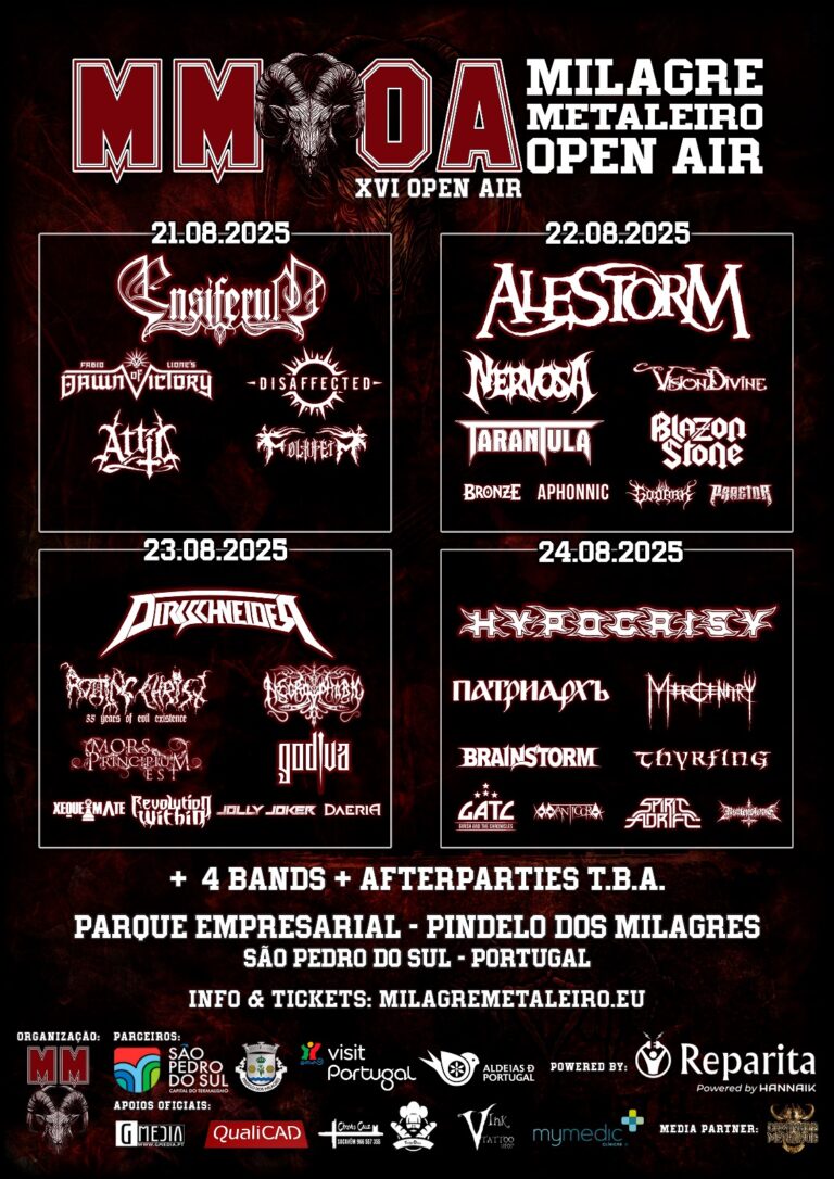Bilhetes diários para o Milagre Metaleiro já à venda!