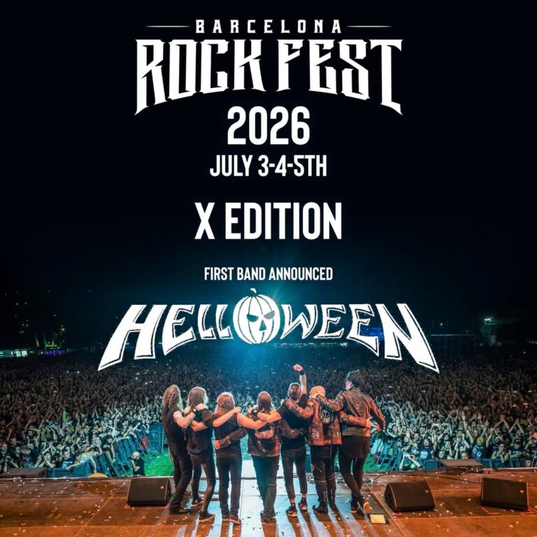 Barcelona Rock Fest confirma Helloween para 2026