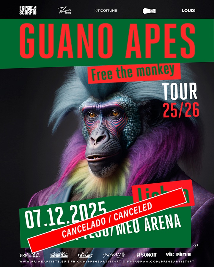 Guano Apes cancelam digressão europeia