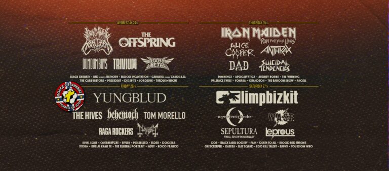 Tons of Rock: Horário das atuações