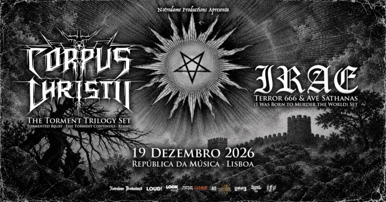 Corpus Christii e Irae anunciam concerto na República da Música em dezembro