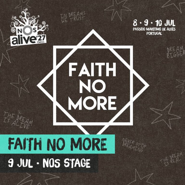 Faith No More confirmados no NOS Alive